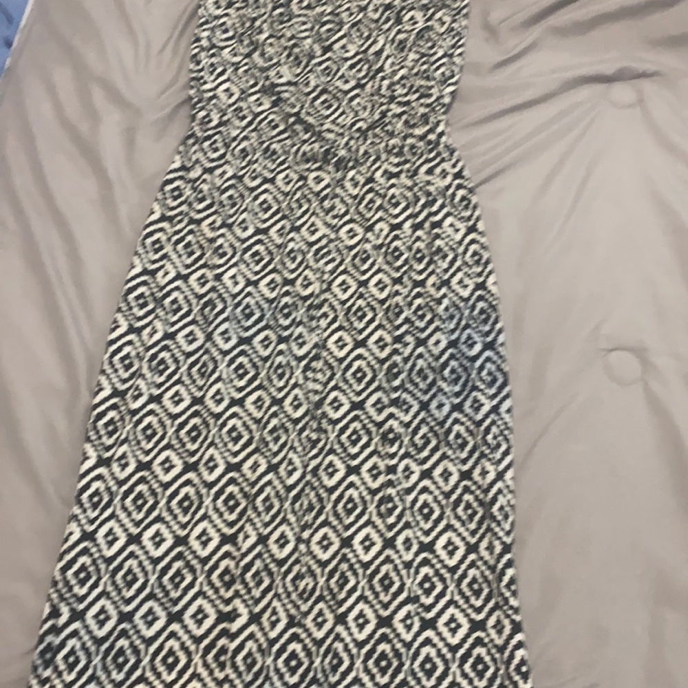 Strapless maxi dress